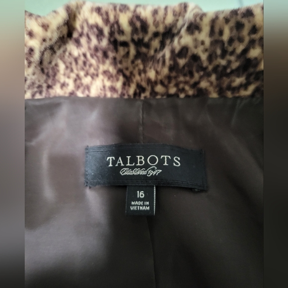 Talbots leopard jacket - Picture 4 of 8